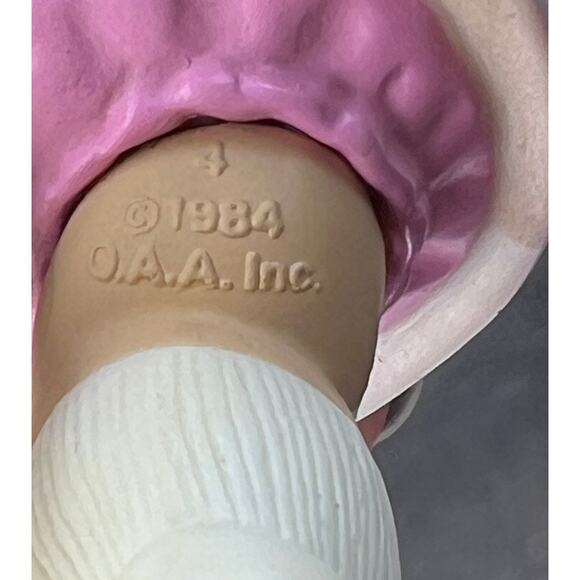 Vtg 80s Cabbage Patch Kids Action Figure Lot of 2 Baby Teddy Bear Preppy Argyle - Picture 6 of 8